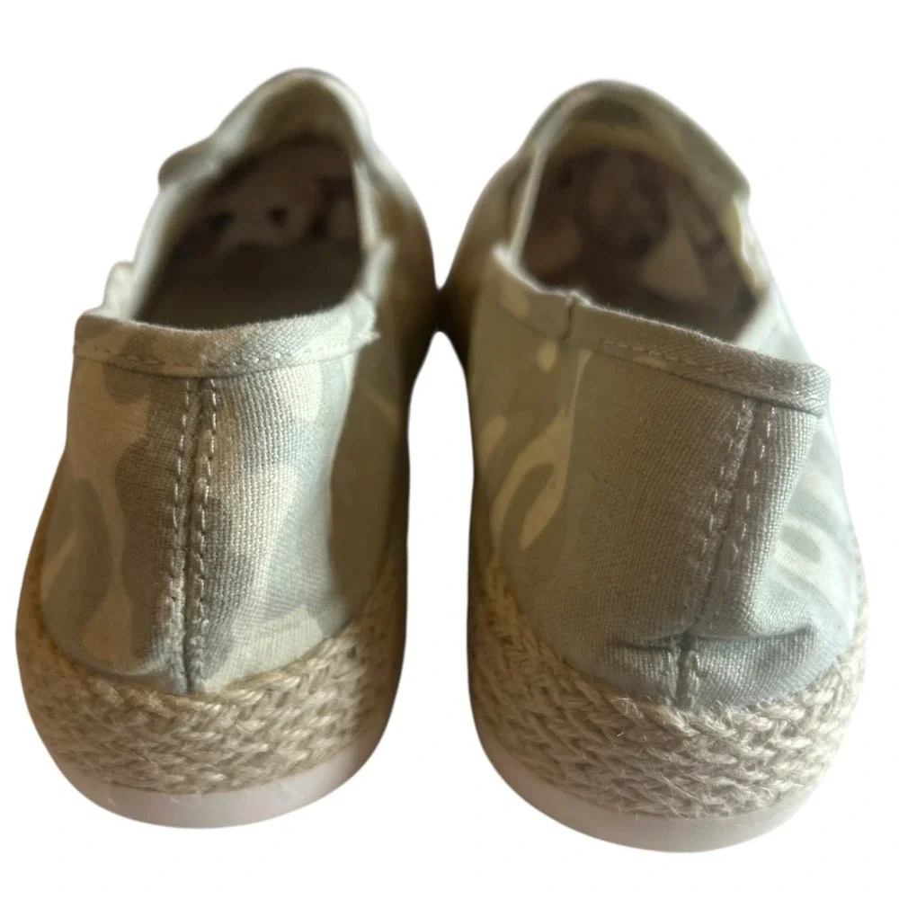 Women's ESPRIT Camouflage Green Casual Slip Ons Shoes Sneakers Memory Foam Boho - Picture 5 of 7